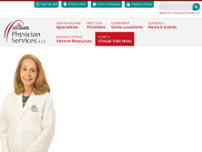 Faith Regional Physician Services Internal Medicine website screenshot