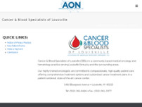 Subhash P. Sheth - Cancer & Blood Specialists of Kentucky website screenshot