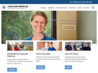Screenshot for http://cascademedical.org