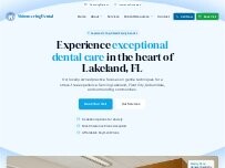 Website Screenshot Shimmering Dental