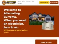 Website Screenshot Alternating Currents Services
