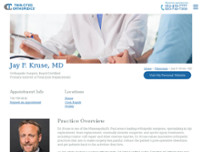 Screenshot for https://tcomn.com/physicians/jay-kruse/