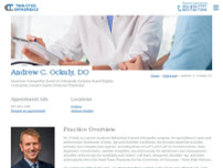 Screenshot for https://tcomn.com/physicians/andrew-ockuly/