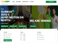 Website Screenshot Subway