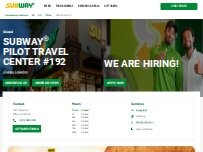 Website Screenshot Subway