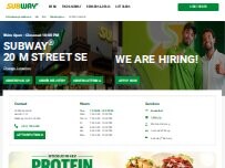 Website Screenshot Subway