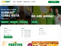Website Screenshot Subway