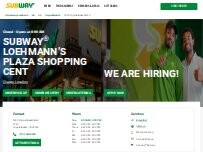 Website Screenshot Subway