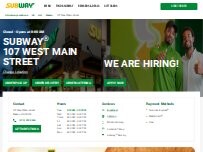Website Screenshot Subway