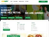 Website Screenshot Subway