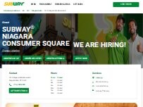 Website Screenshot Subway