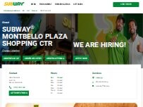 Website Screenshot Subway