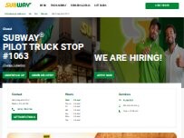 Website Screenshot Subway