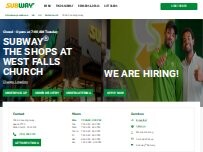 Website Screenshot Subway