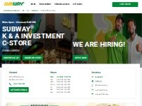 Website Screenshot Subway