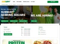 Website Screenshot Subway
