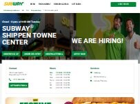 Website Screenshot Subway