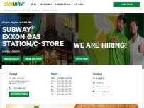 Website Screenshot Subway