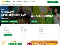 Website Screenshot Subway