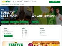 Website Screenshot Subway