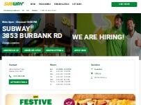 Website Screenshot Subway