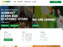 Website Screenshot Subway