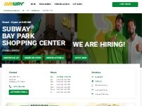 Website Screenshot Subway