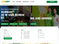 Website Screenshot Subway