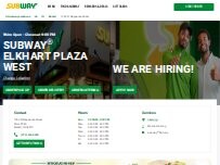 Website Screenshot Subway