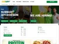 Website Screenshot Subway