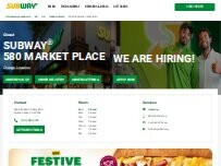 Website Screenshot Subway