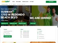 Website Screenshot Subway