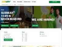 Website Screenshot Subway