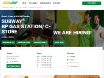 Website Screenshot Subway