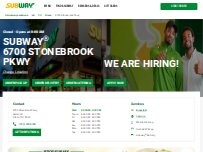 Website Screenshot Subway