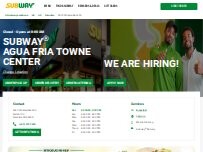 Website Screenshot Subway