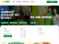 Website Screenshot Subway