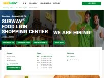 Website Screenshot Subway