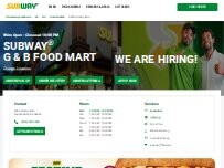 Website Screenshot Subway