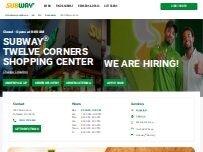 Website Screenshot Subway