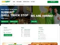 Website Screenshot Subway