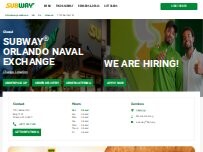 Website Screenshot Subway