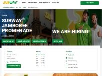Website Screenshot Subway