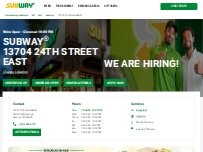 Website Screenshot Subway