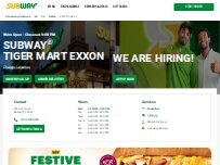 Website Screenshot Subway