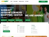 Website Screenshot Subway