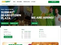 Website Screenshot Subway