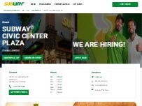 Website Screenshot Subway