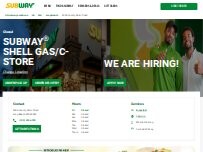 Website Screenshot Subway