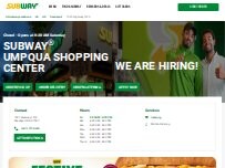 Website Screenshot Subway